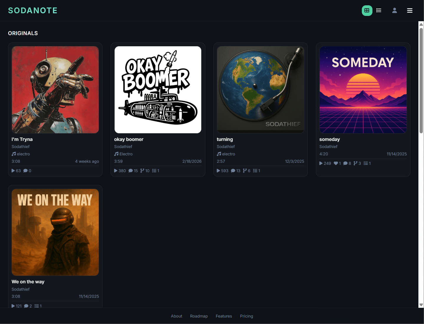 Sodanote screenshot